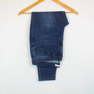 Find Womens 38/32 Blue Skinny High Rise Denim Jeans